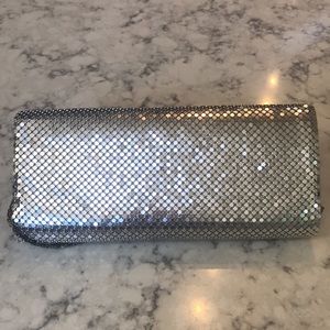 Metallic sequin clutch